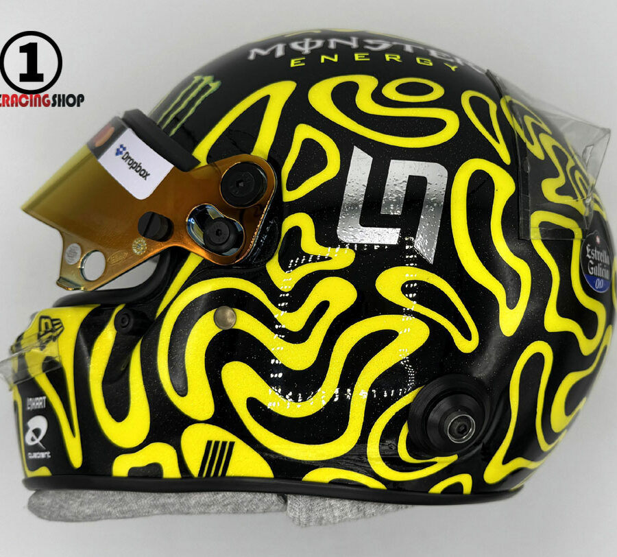 Lando Norris 2025 Bahrain GP F1 Replica Helmet Mc Laren F1 Bahrain GP - Sakhir Track Art