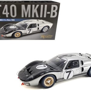 Ford GT40 MKII-B #7 Graham Hill - Brian Muir "Alan Mann Racing" "24 Hours of Le Mans" (1966) "Masterpiece Collection" 1/12 Diecast Model Car by ACME from the Sports Car Racing Model Cars store collection.