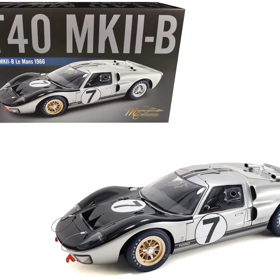 Ford GT40 MKII-B #7 Graham Hill - Brian Muir "Alan Mann Racing" "24 Hours of Le Mans" (1966) "Masterpiece Collection" 1/12 Diecast Model Car by ACME from the Ford store collection.