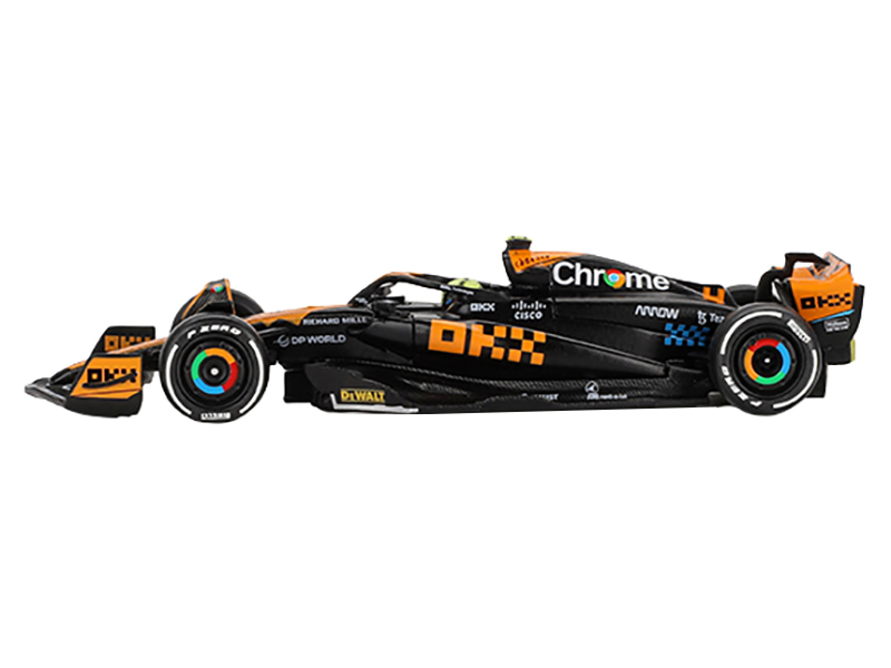 McLaren MCL60 #4 Lando Norris 2nd Place Formula One F1 "Japanese GP" (2023) Limited Edition 1/64 Diecast Model Car by Mini GT from the Sports Car Racing Collectibles store collection.