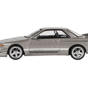 Nissan Skyline GT-R (R32) RHD (Right Hand Drive) "Veilside Combat C-I" Gray Metallic Limited Edition 1/64 Diecast Model Car by Mini GT Automotive by Diecast Mania