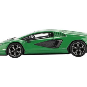 Lamborghini Countach LPI 800-4 Verde Medio Green Limited Edition 1/64 Diecast Model Car by Mini GT Sports Car Racing Model Cars by Diecast Mania