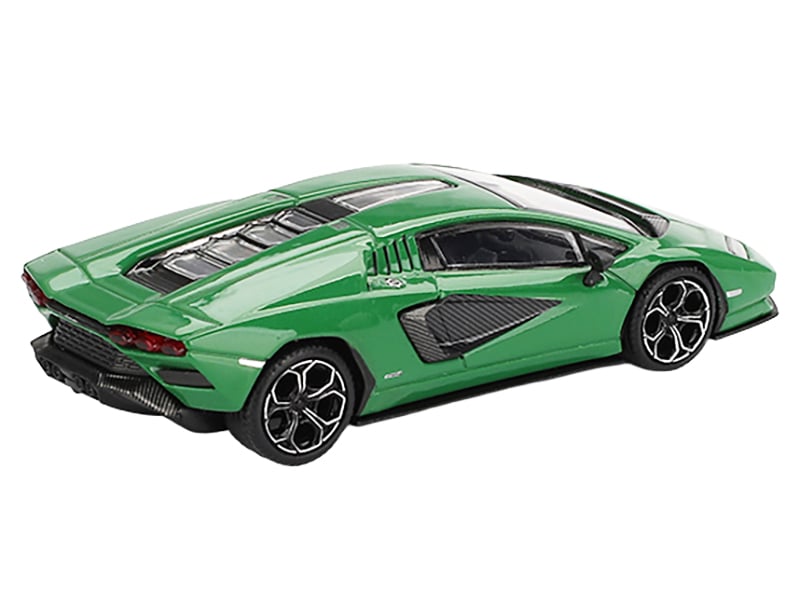 Lamborghini Countach LPI 800-4 Verde Medio Green Limited Edition 1/64 Diecast Model Car by Mini GT Automotive