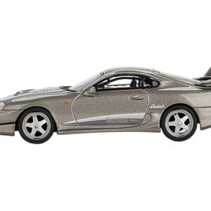 Toyota Supra "VeilSide Combat V-II" Combat Gray Metallic Limited Edition 1/64 Diecast Model Car by Mini GT from the Sports Car Racing Collectibles store collection.