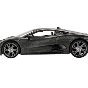 Jaguar C-X75 "Test Car" Black Carbon Limited Edition 1/64 Diecast Model Car by Mini GT Automotive by Diecast Mania
