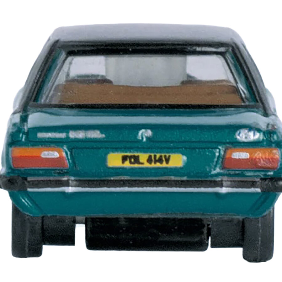 Ford Cortina Mk5 RHD (Right Hand Drive) Cosmos Blue Metallic with Black Top 1/148 (N) Scale Diecast Model Car by Oxford Diecast Automotive