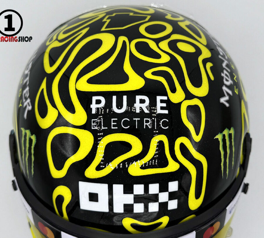 Lando Norris 2025 Bahrain GP F1 Replica Helmet Mc Laren F1 Bahrain GP - Sakhir Track Art