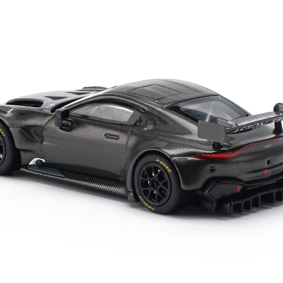 Aston Martin GT3 Carbon Edition 1/64 Diecast Model Car by Pop Race Automotive