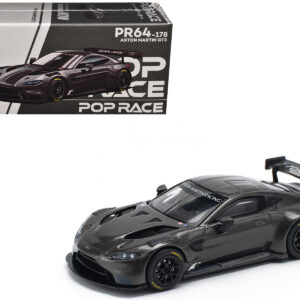 Aston Martin GT3 Carbon Edition 1/64 Diecast Model Car by Pop Race  by Diecast Mania