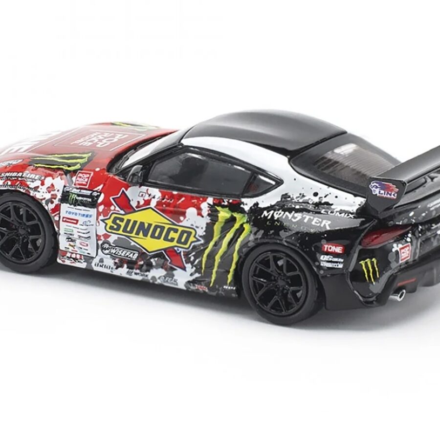 Toyota Pandem GR Supra RHD (Right Hand Drive) Daigo Saito "D1 Grand Prix" (2024) 1/64 Diecast Model Car by Pop Race Automotive