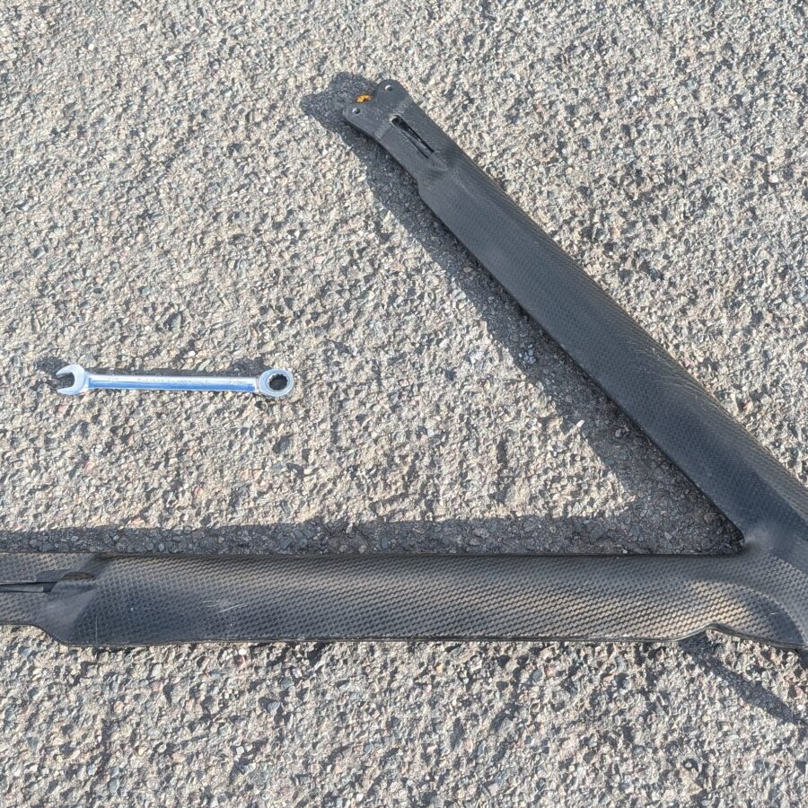 2001 Jaguar F1 carbon fibre fiber & titanium wishbone arm real Formula 1 car display part motorsport engineering racing gift F1 Car Parts