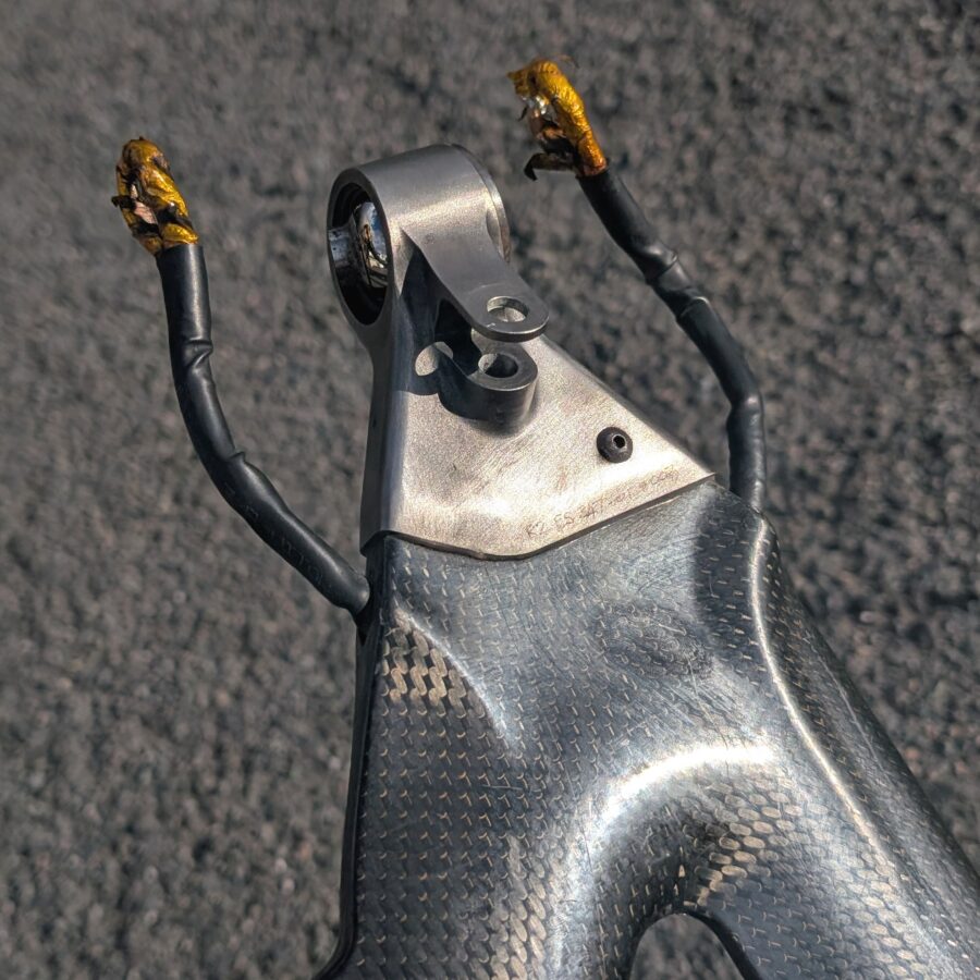 2001 Jaguar F1 carbon fibre fiber & titanium wishbone arm real Formula 1 car display part motorsport engineering racing gift F1 Car Parts