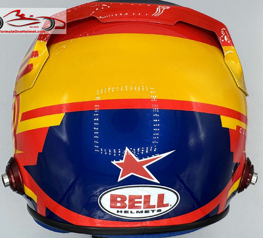 Carlos Sainz 2025 F1 Helmet Williams F1 Monaco GP Track Art