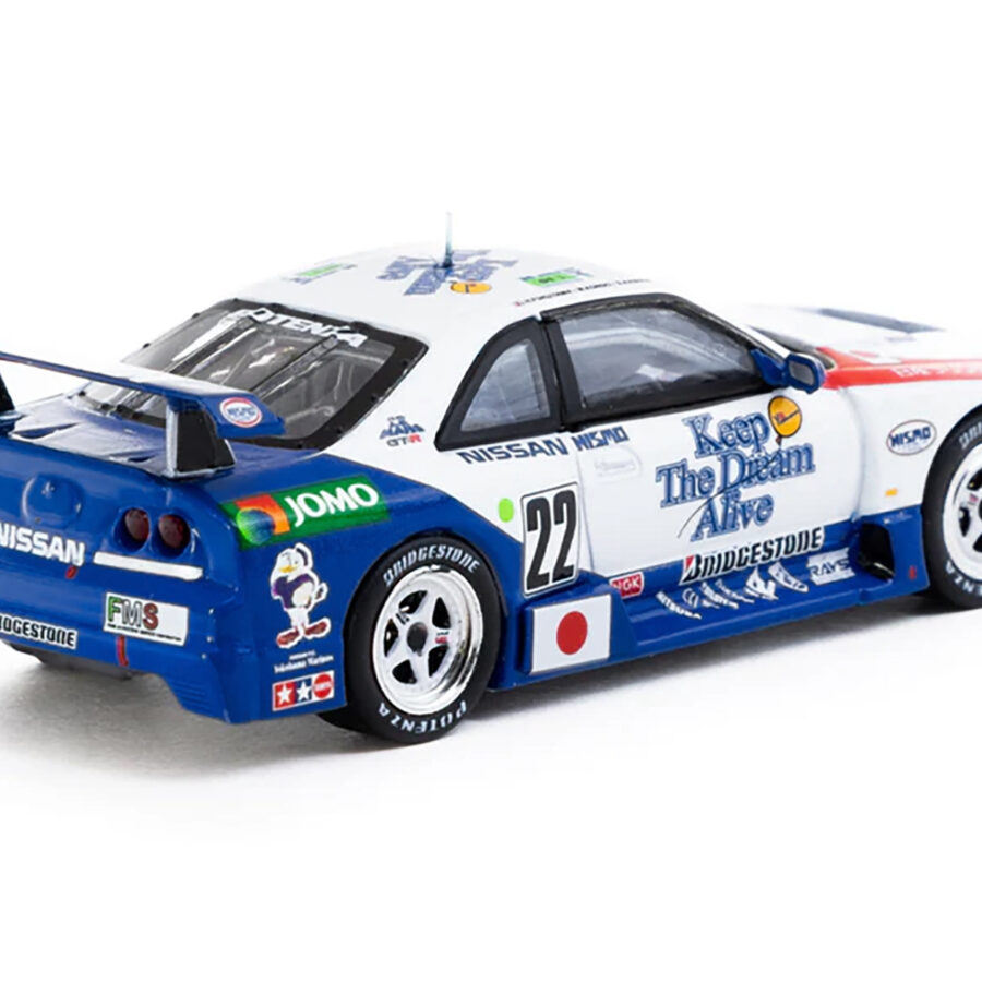 Nissan NISMO GT-R LM #22 Hideo Fukuyama - Masahiko Kondo - Shunji Kasuya "NISMO" "24 Hours of Le Mans" (1995) "Hobby64" Series 1/64 Diecast Model Car by Tarmac Works Automotive