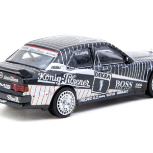 Mercedes-Benz 190 E 2.5-16 EVO 1 #1 Klaus Ludwig "Deutsche Tourenwagen Meisterschaft (DTM)" (1989) "Global64" Series 1/64 Diecast Model by Tarmac Works  by Diecast Mania