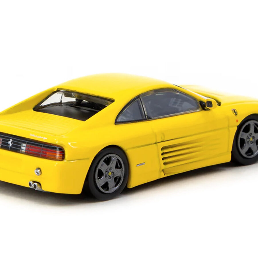 Ferrari 348 Challenge Yellow "Road64" Series 1/64 Diecast Model Car by Tarmac Works Automotive