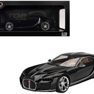 Bugatti Atlantic Concept Nocturne Black 1/18 Model Car by Top Speed from the Sports Car Racing Collectibles store collection.