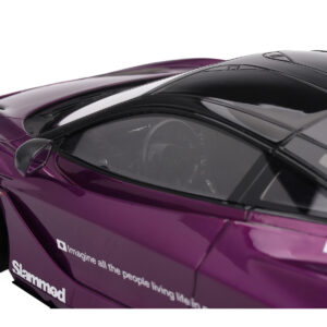 McLaren 720S "LB-Works" Purple Metallic with Black Top 1/18 Model Car by Top Speed from the Sports Car Racing Collectibles store collection.