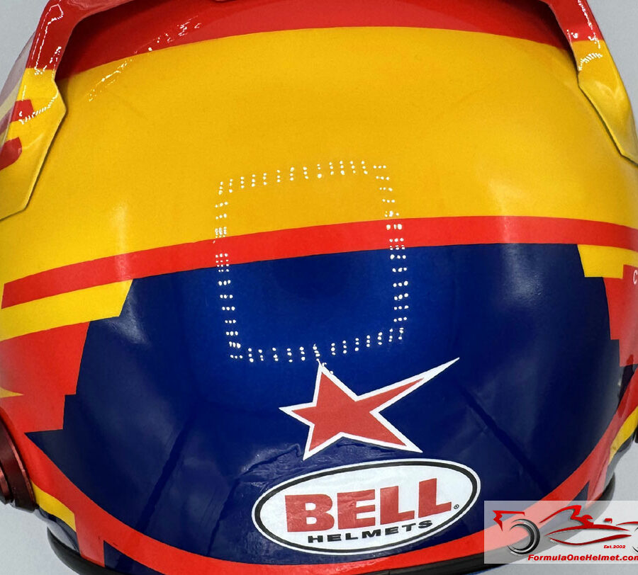 Carlos Sainz 2025 F1 Helmet Williams F1 Monaco GP Track Art