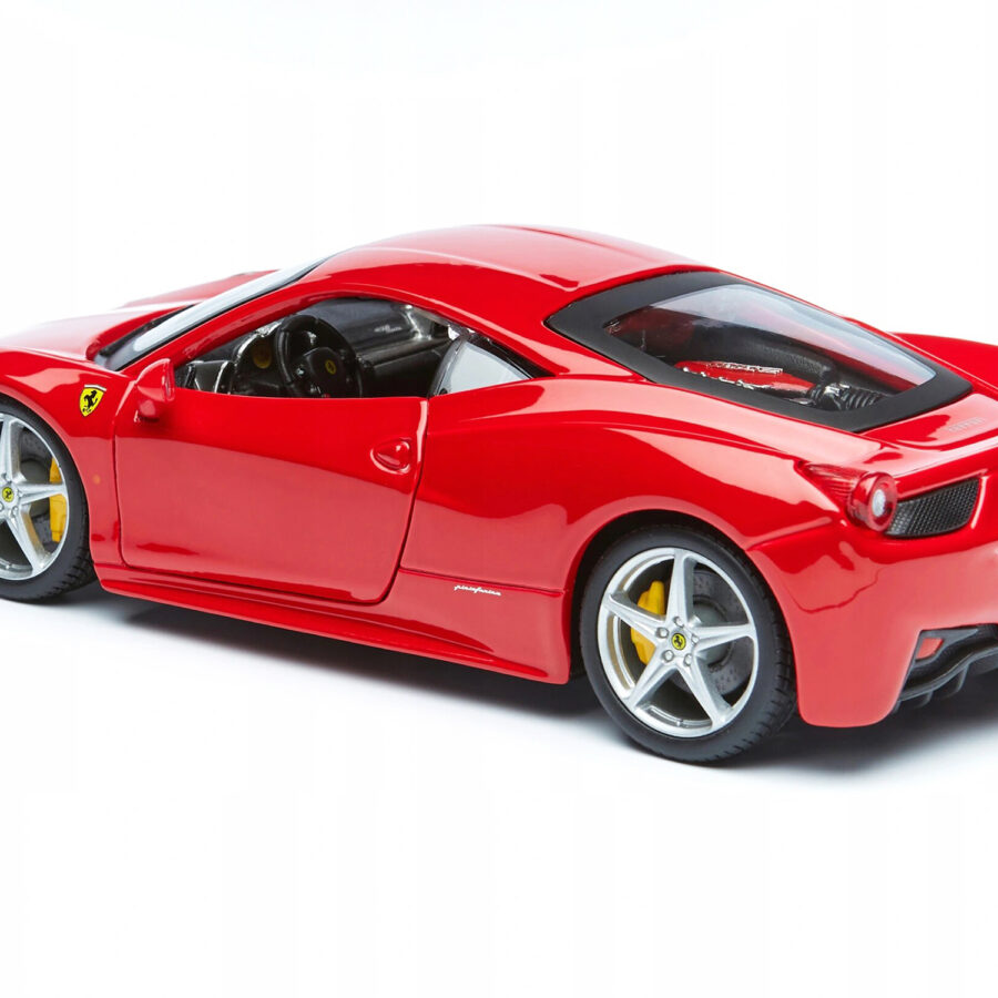 Ferrari 458 Italia Red 1/24 Diecast Model Car by Bburago Automotive
