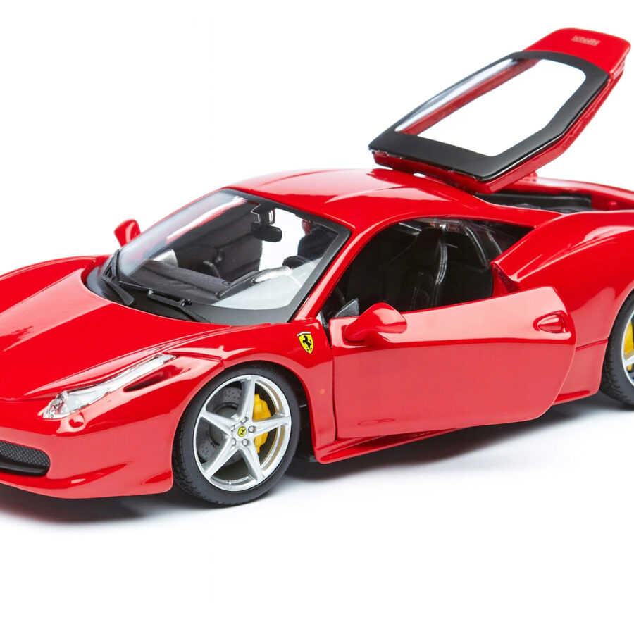 Ferrari 458 Italia Red 1/24 Diecast Model Car by Bburago Automotive