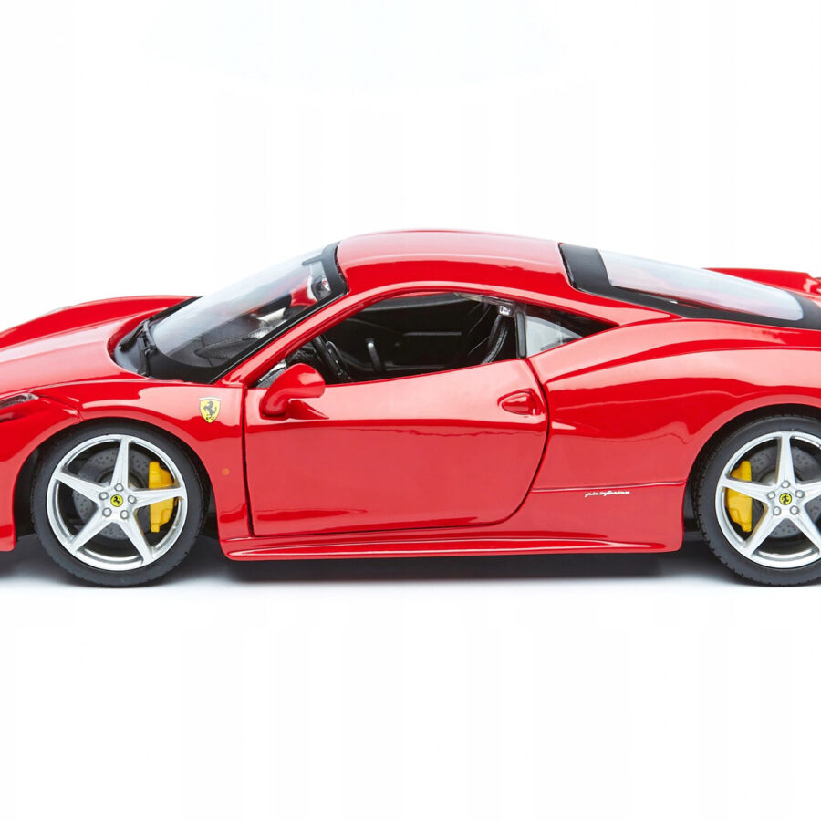 Ferrari 458 Italia Red 1/24 Diecast Model Car by Bburago Automotive
