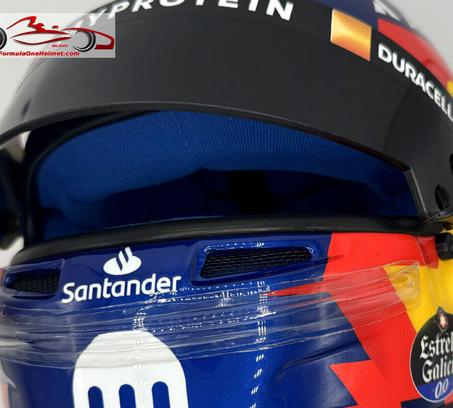 Carlos Sainz 2025 F1 Helmet Williams F1 Monaco GP Track Art