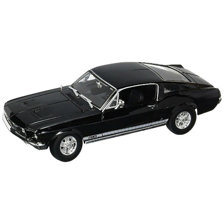 1967 Ford Mustang GTA Fastback Black "Special Edition" 1/18 Diecast Model Car by Maisto Automotive