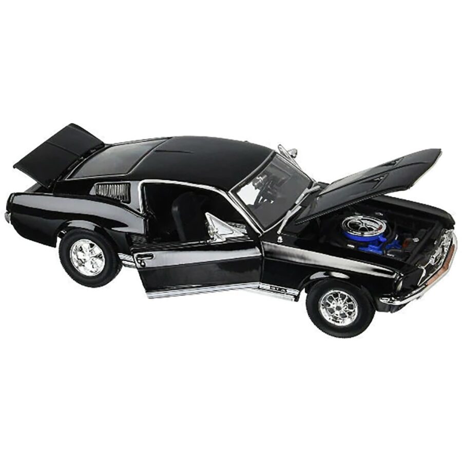 1967 Ford Mustang GTA Fastback Black "Special Edition" 1/18 Diecast Model Car by Maisto Automotive