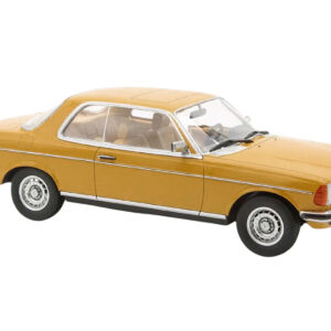1980 Mercedes-Benz 280 CE Sahara Yellow 1/18 Diecast Model Car by Norev from the Sports Car Racing Model Cars store collection.