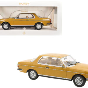 1980 Mercedes-Benz 280 CE Sahara Yellow 1/18 Diecast Model Car by Norev from the Sports Car Racing Model Cars store collection.