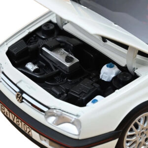 1996 Volkswagen Golf GTI Candy White "20 Years Anniversary Edition" 1/18 Diecast Model Car by Norev from the Sports Car Racing Model Cars store collection.