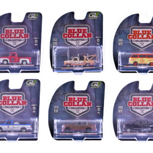 "Blue Collar Collection" Series 14 Set of 6 pieces 1/64 Diecast Model Cars by Greenlight from the Sports Car Racing Model Cars store collection.
