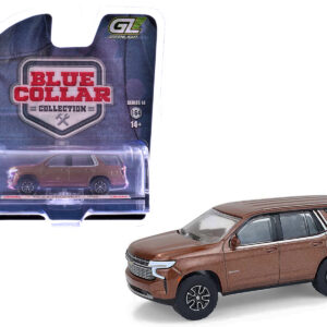 2022 Chevrolet Tahoe Auburn Metallic "Blue Collar Collection" Series 14 1/64 Diecast Model Car by Greenlight from the Sports Car Racing Model Cars store collection.