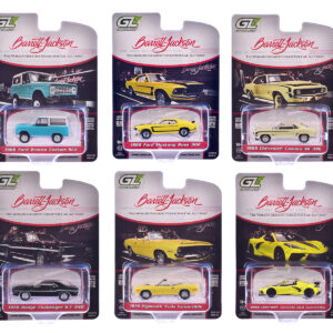 "Barrett-Jackson" Series 15 Set of 6 Cars 1/64 Diecast Model Cars by Greenlight from the Sports Car Racing Model Cars store collection.
