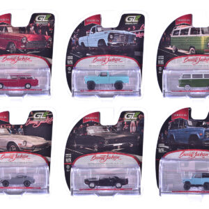"Barrett-Jackson" Series 16 Set of 6 Cars 1/64 Diecast Model Cars by Greenlight  by Diecast Mania