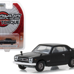 1971 Nissan Skyline 2000 GT-R Black "Tokyo Torque" Series 3 1/64 Diecast Model Car by Greenlight from the Sports Car Racing Collectibles store collection.