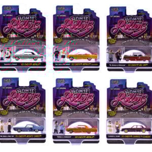 "Homie Rollerz" 2025 Series 1 Set of 6 Pieces Diecast Model Cars by Greenlight and DGA from the Automotive store collection.