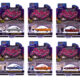 "Homie Rollerz" 2025 Series 1 Set of 6 Pieces Diecast Model Cars by Greenlight and DGA