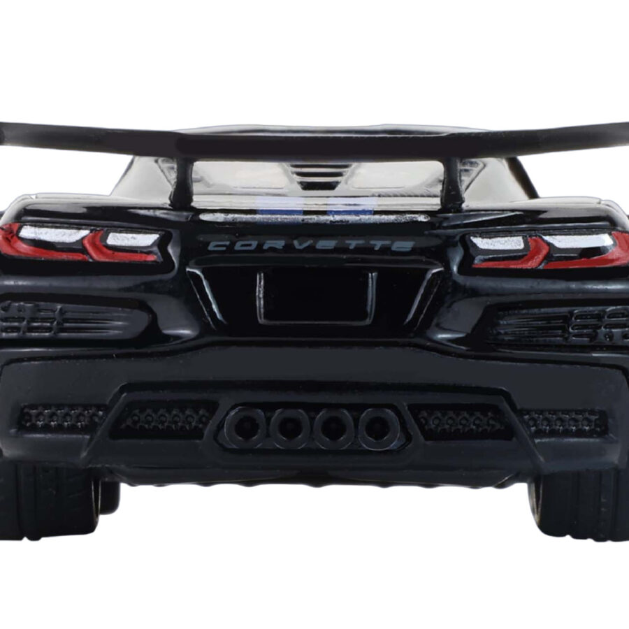 2025 Chevrolet Corvette C8 ZR1 Black with Blue Stripes with Raw Casting Dual Pack "2025 Greenlight Waltersons Collector's Expo Exclusive" 1/64 Diecast Model Car by Greenlight Automotive
