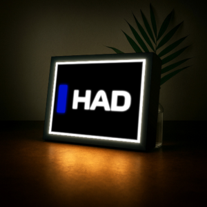 Isack Hadjar (Racing Bulls F1) Name Abbreviation with LED Lighting, Formula 1, F1 Racing Sports Car Racing Gifts by BoxBox24