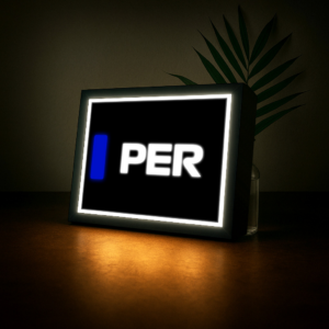 Sergio Perez (Red Bull F1) Name Abbreviation with LED Lighting, Formula 1, F1 Racing Sports Car Racing Gifts by BoxBox24
