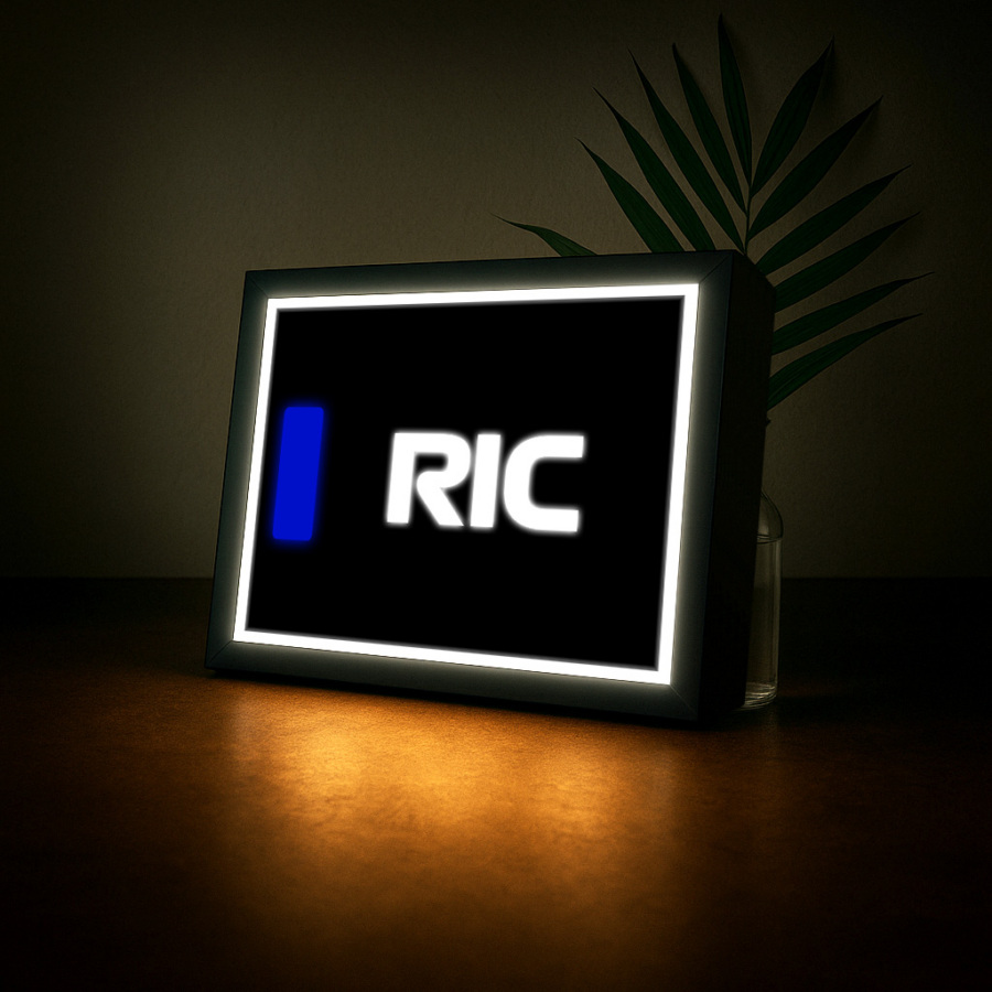 Daniel Ricciardo (Racing Bulls F1) Name Abbreviation with LED Lighting, Formula 1, F1 Racing from the Daniel Ricciardo store collection.