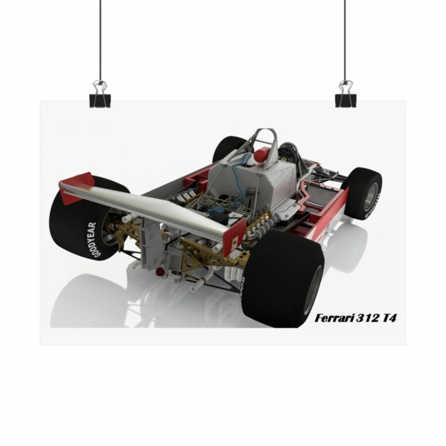 Ferrari 312 T4 3D Render F1 Artwork from the Automotive store collection.