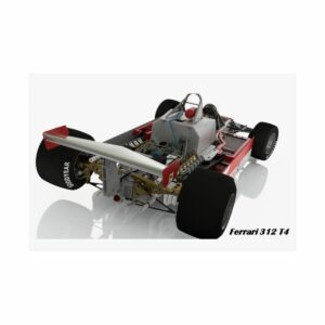 Ferrari 312 T4 3D Render F1 Artwork from the F1 Jackets store collection.