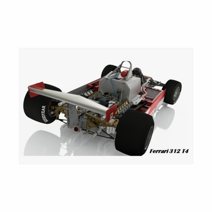 Ferrari 312 T4 3D Render F1 Artwork from the Automotive store collection.