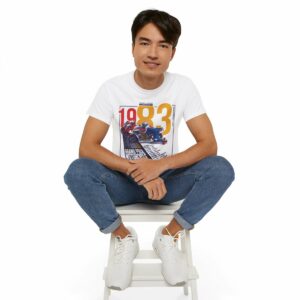 Grand Prix Motorcycle Racing 1983 Season T-Shirt | MotoGP Legend Racing Tee | Classic Racing Fan Shirt from the Cal Crutchlow store collection.