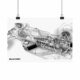 Leyton House March CG901 3D Wirefame