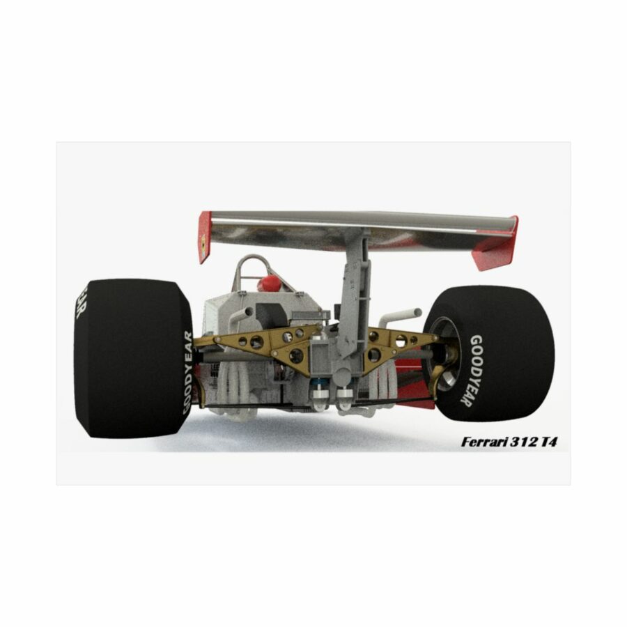Ferrari 312 T4 3D Render F1 Artwork Automotive