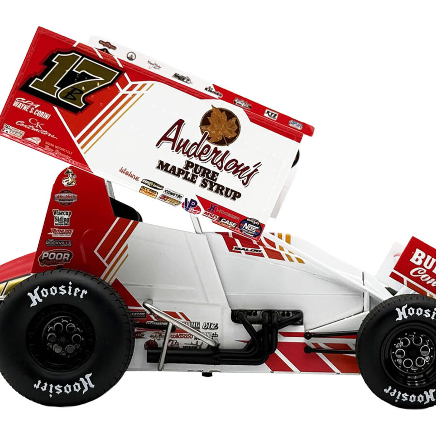 Winged Sprint Car #17B Bill Balog "Anderson's Pure Maple Syrup" (2025) 1/18 Diecast Model Car by ACME Automotive